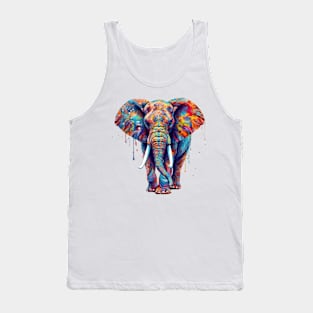 Colorful Elephant #1 Tank Top